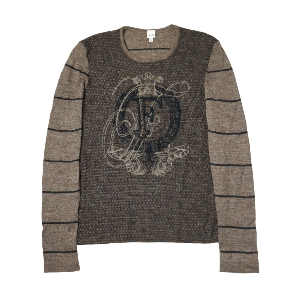rare vtg Gianfranco Ferre knit sweater
